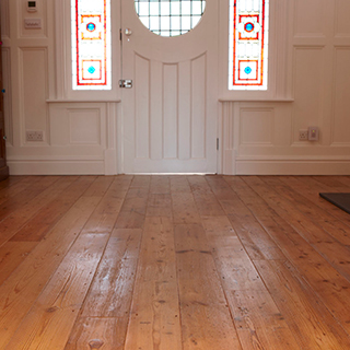 Reclaimed 20th century Pine floorboards